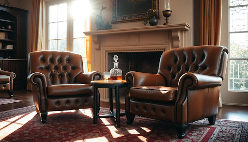 Welke kleur past bij cognac stoelen?